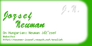 jozsef neuman business card
